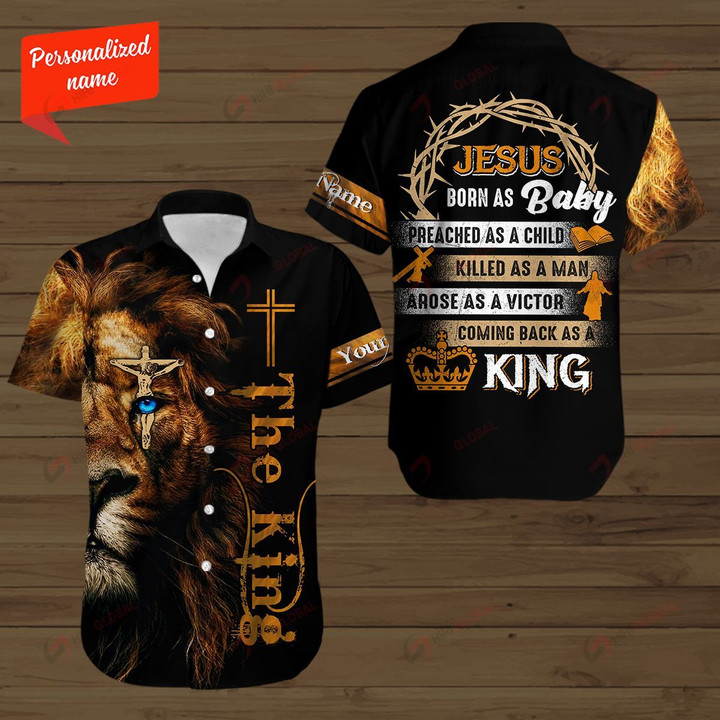 Jesus Born as a Baby Preached as a Child Personalized ALL OVER PRINTED SHIRTS