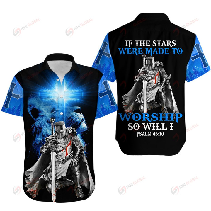 If The Stars Were made to Worship So I Will KNIGHT CHRISTIAN JESUS ALL OVER PRINTED SHIRTS
