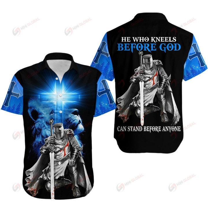 He who Kneels Before God Can Stand Before Anyone ALL OVER PRINTED SHIRTS
