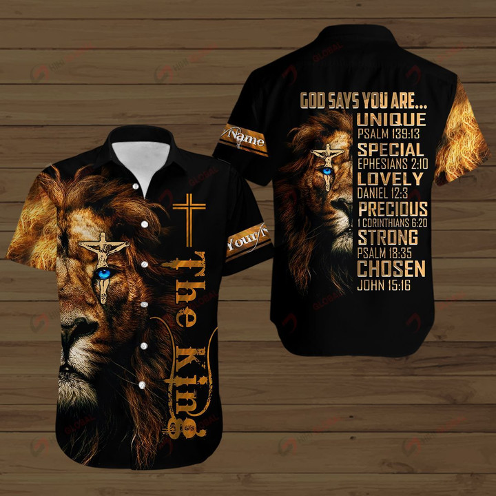 God says you are personalized ALL OVER PRINTED SHIRTS