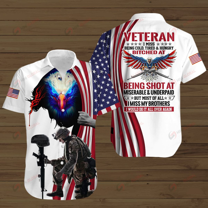 Veteran I miss My Brothers ALL OVER PRINTED SHIRTS