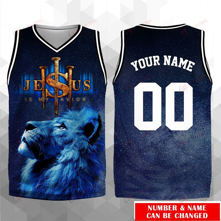 Jesus is My Savior  Basketball Jersey Personalized ALL OVER PRINTED SHIRTS