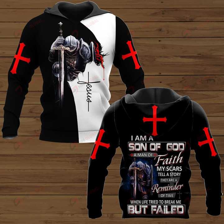 I AM A SON OF GOD ALL OVER PRINTED SHIRTS

