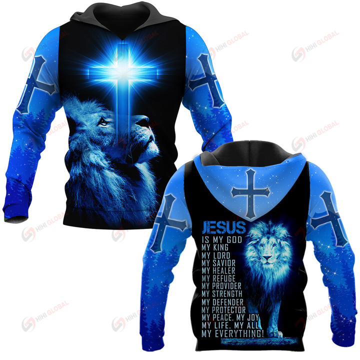 JESUS IS MY GOD MY LORD MY SAVIOR MY EVERYTHING ALL OVER PRINTED SHIRTS