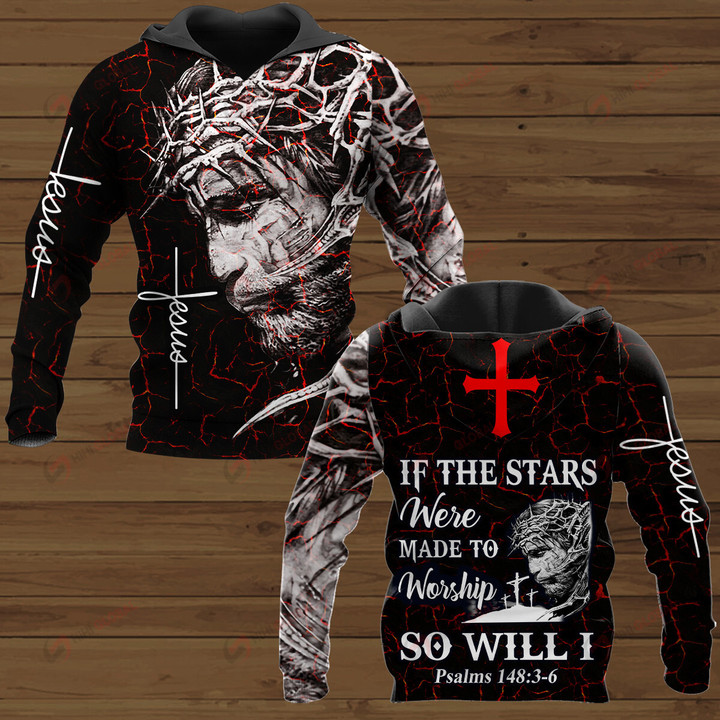 If The Stars were made to Workship So I Will ALL OVER PRINTED SHIRTS