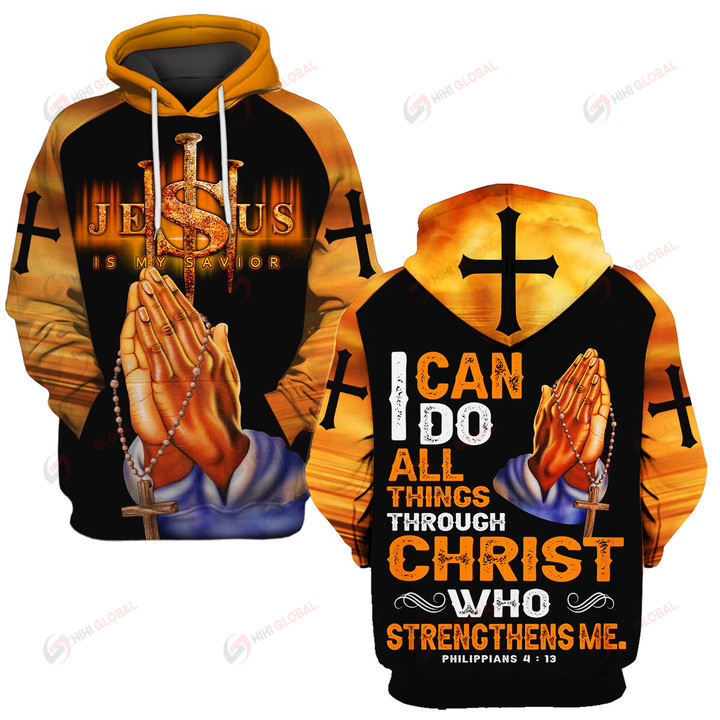 I can do all things through Christ who Strengthens me ALL OVER PRINTED SHIRTS
