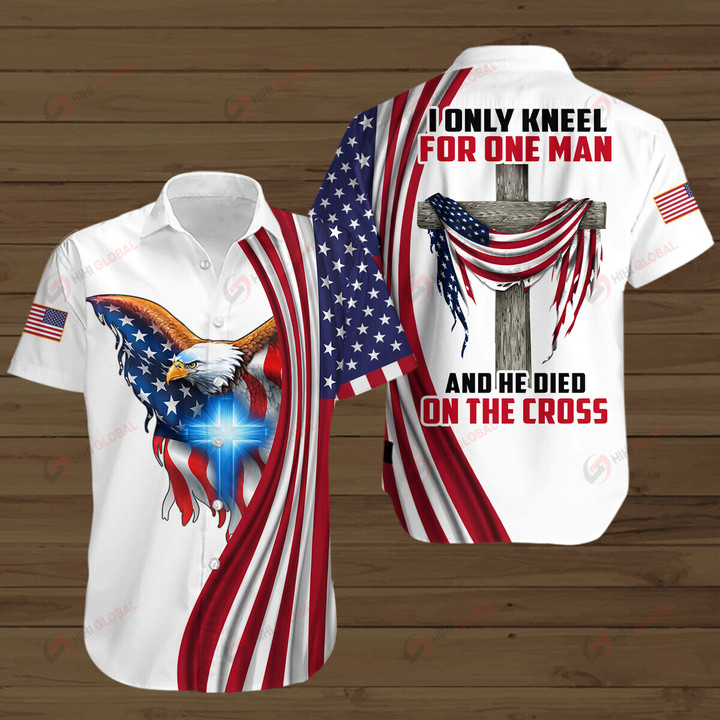 I Only Kneel For One Man And He Died On The Cross CHristian God ALL OVER PRINTED SHIRTS HOODIE Polo Hawaiian