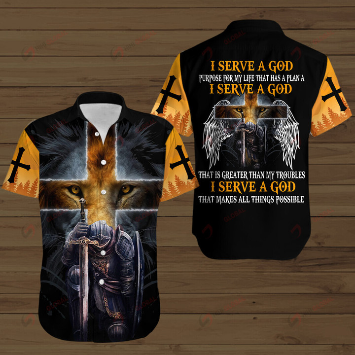 I Serve a God That Makes All Things Possible Christian God ALL OVER PRINTED SHIRTS HOODIE Polo Hawaiian