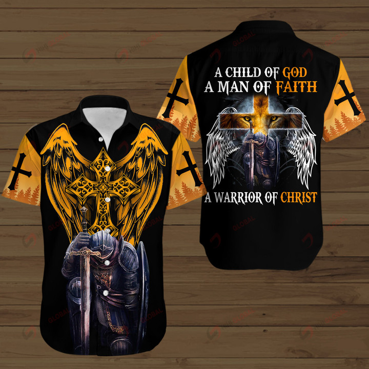 A Child of God Knight Christian God Jesus ALL OVER PRINTED SHIRTS