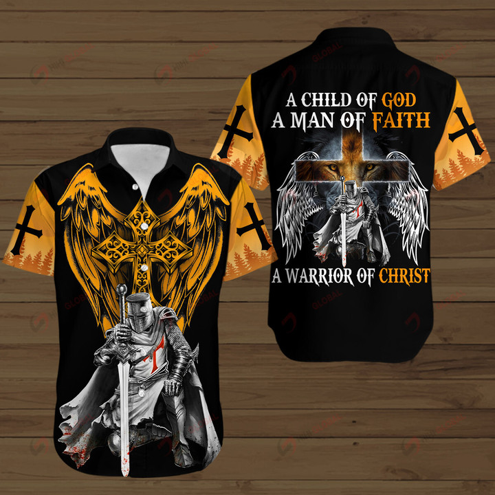 A Child of God Knight Christian God Jesus ALL OVER PRINTED SHIRTS