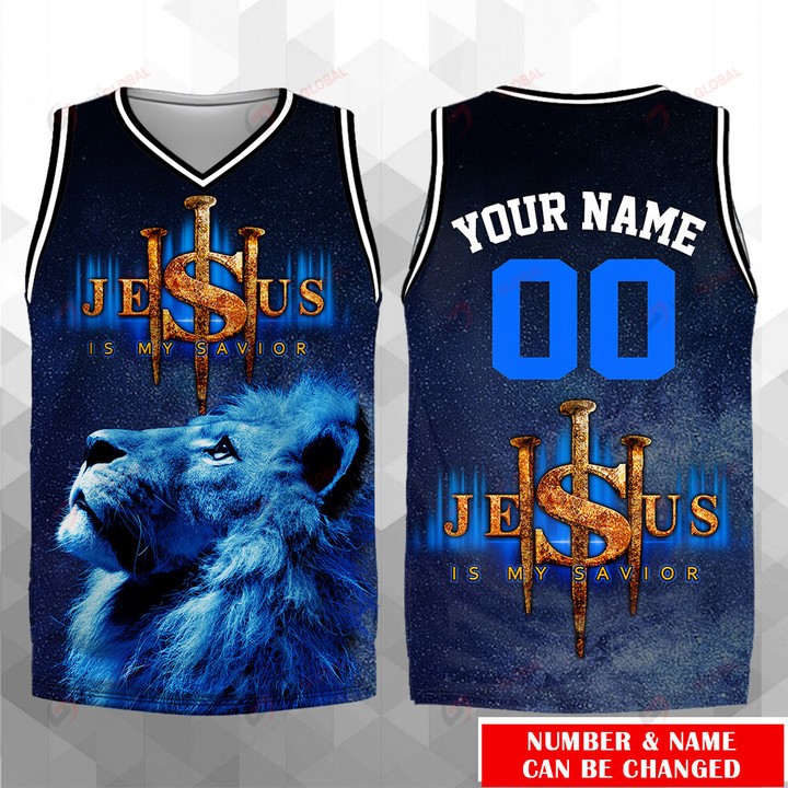 A Child of God Christian Jesus is my Savior God Basketball Jersey Personalized ALL OVER PRINTED SHIRTS
