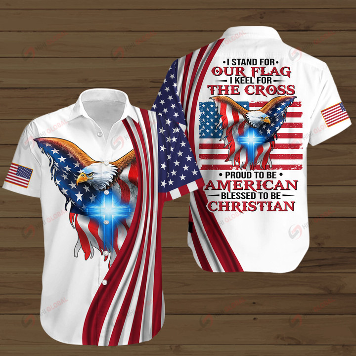 Proud be American Blessed to be Christian God Jesus ALL OVER PRINTED SHIRTS