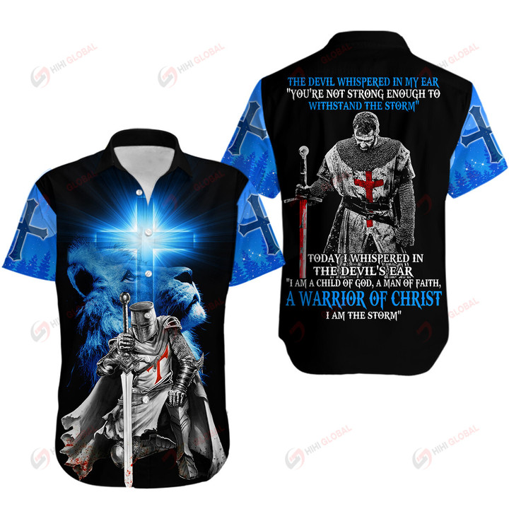 A Child of God Templar Knight Christian God Jesus ALL OVER PRINTED SHIRTS