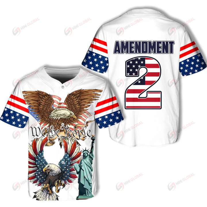 We the people One Nation Under God Baseball Jersey Personalized ALL OVER PRINTED SHIRTS