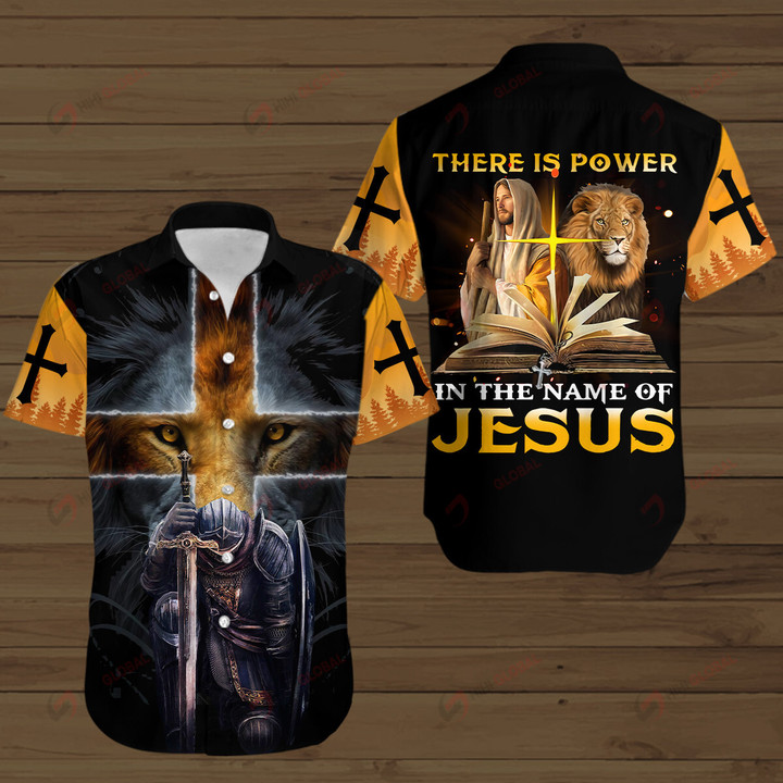 There is Power in the Name of Jesus Christian God Jesus ALL OVER PRINTED SHIRTS