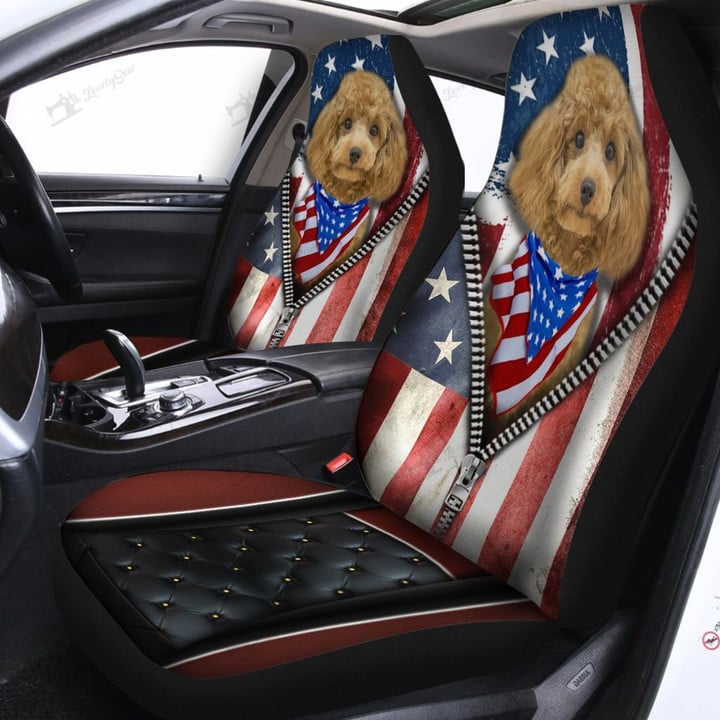 CHH0220 Poodle Car Seat Covers