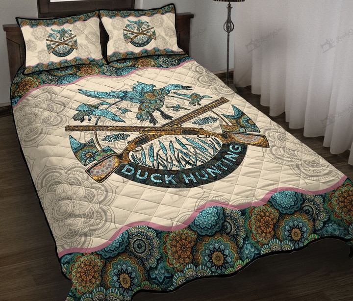 THE5149 Duck Hunting Quilt Bed Set