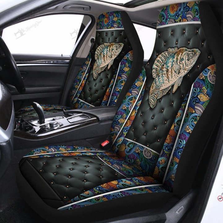 CHH0616 Crappie Fish Car Seat Covers