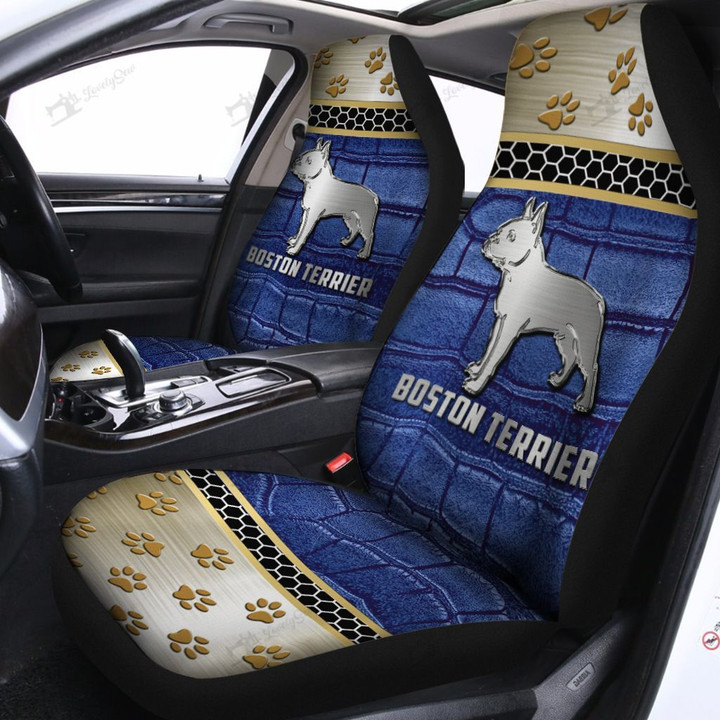THH20070402 Boston Terrier Car Seat Covers