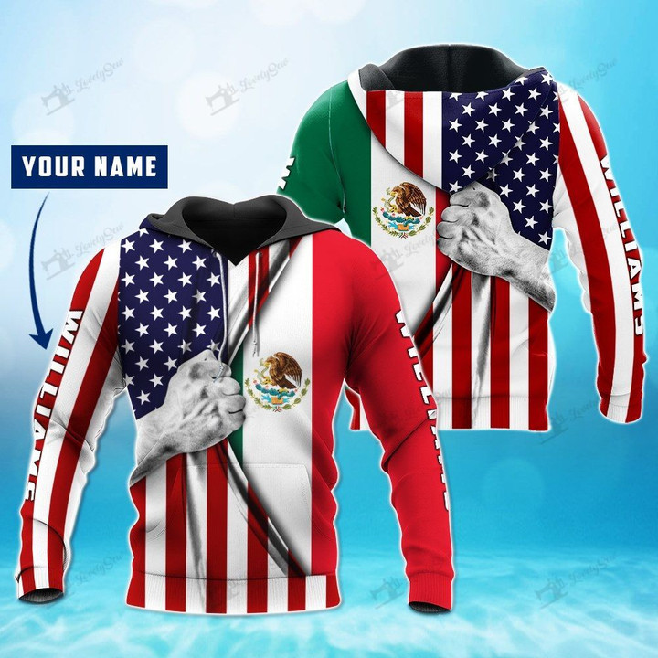 DITF002-MEXICO Personalized 3D HOODIE