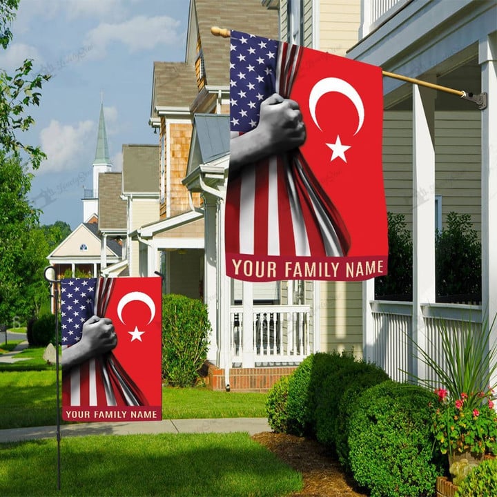 THF20070614 Turkey Personalized Flag