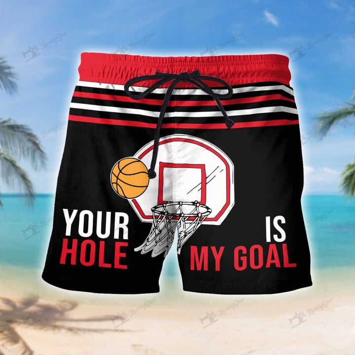 Gifts For Basketball Lovers-THO20070603 Your Hole Is My Goal - Basketball Men's Shorts