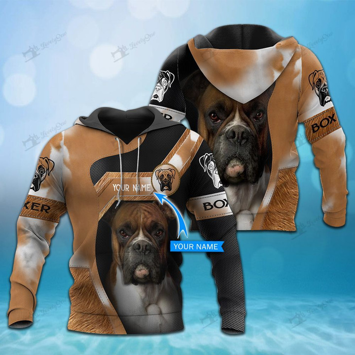 CHTD2001 Boxer Personalized 3D HOODIE