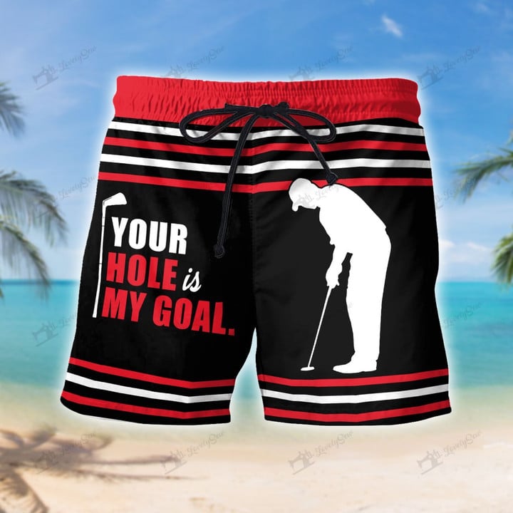 THO20070902 Your Hole Is My Goal-Golf Men's Shorts