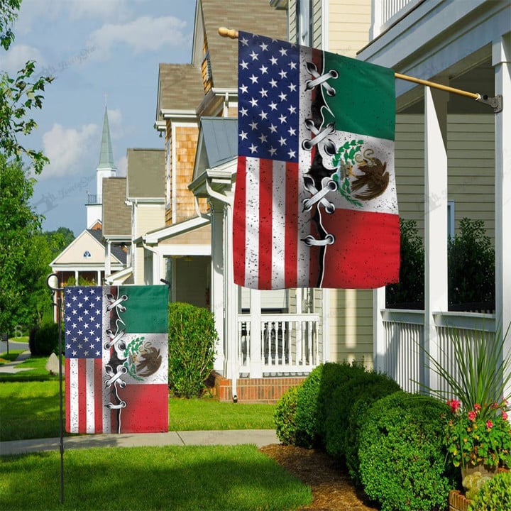 THF20071414 America & Mexico Flag