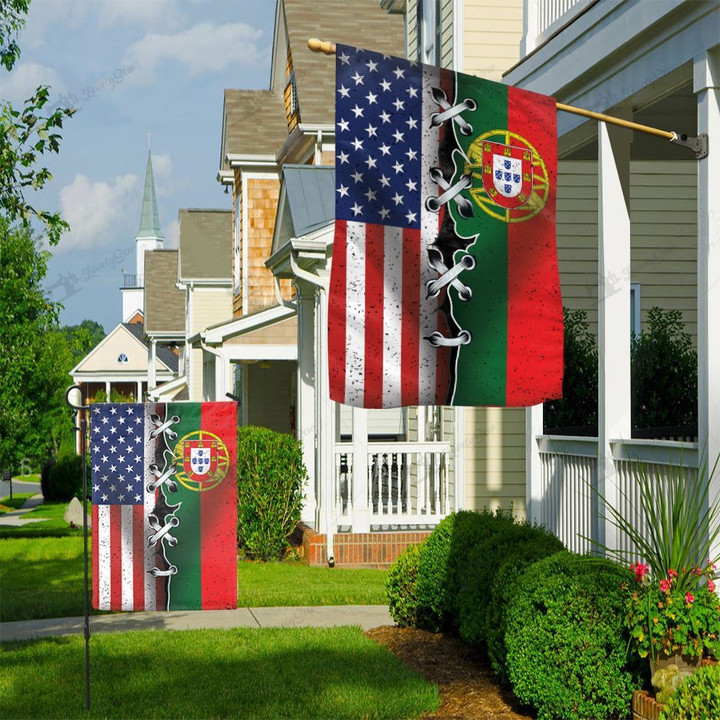 THF20071417 America & Portugal Flag