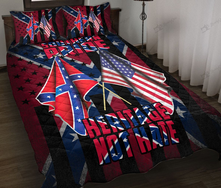 THE20071601 Confederate-Southern Pride Quilt Bed Set