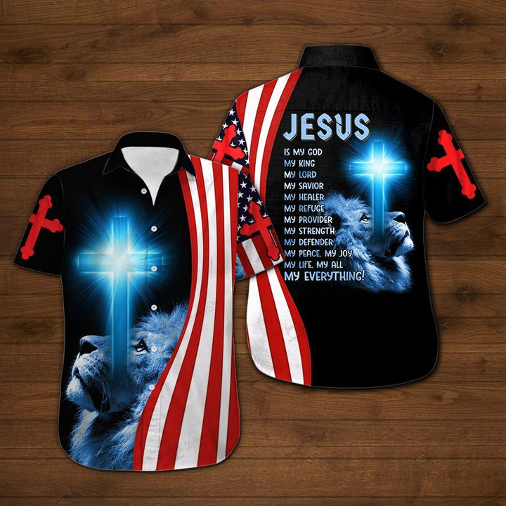 DVT20072901 Jesus is my God Hawaii Shirt