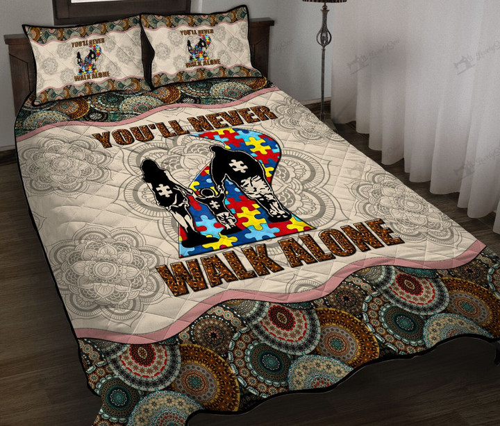 DIE14092020001-DIQ14092020001-Autism-SON -Quilt Bed Set & Quilt Blanket 