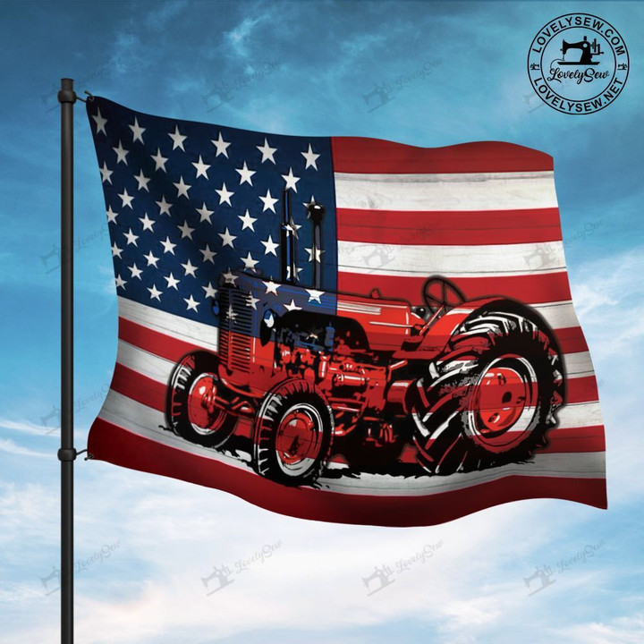 Tractor red Flag DIF21070604