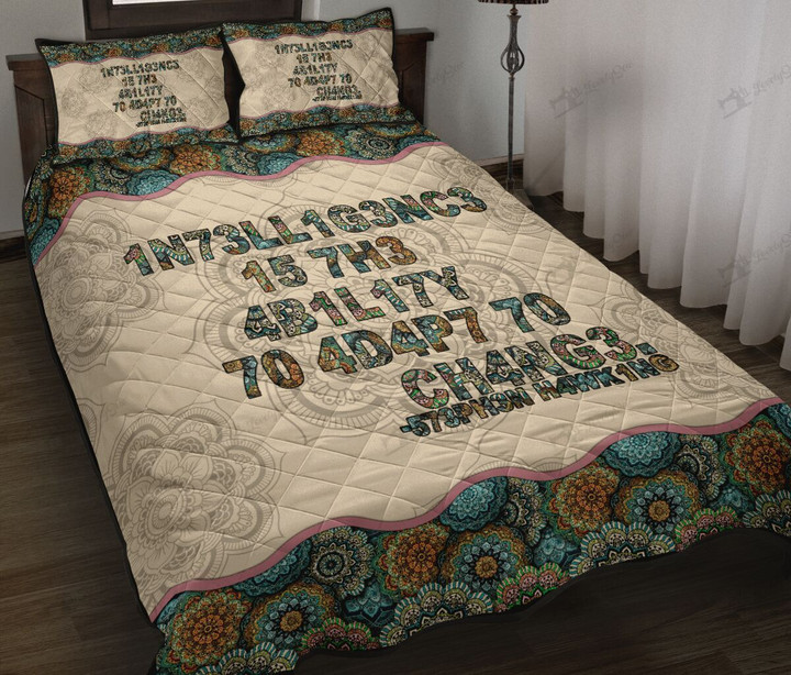 THE5008 Stephen Hawking Quilt Bed Set