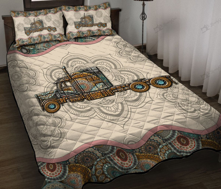DIEXM2012-PeterbiltART Quilt Bedding set