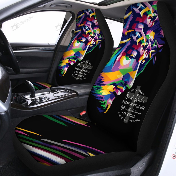THH0028 JESUS WAY MAKER Car Seat Covers