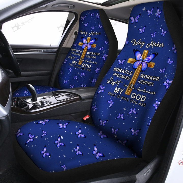 THH0030 Light in the darkness-Navy Car Seat Covers