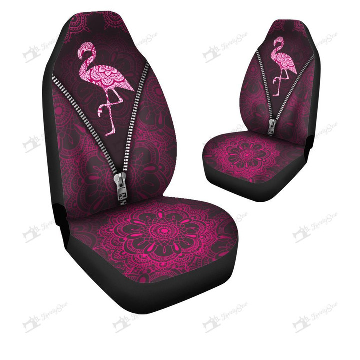 MHHCHIM0201 Mandala Flamingo Car Seat Covers