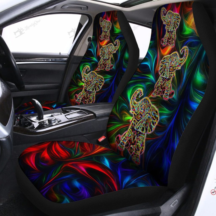 BIH0314 Baby Elephant Light Color Car Seat Covers