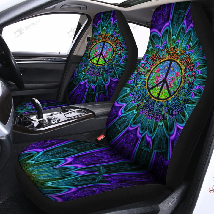 THH0053 I think to my self Car Seat Covers