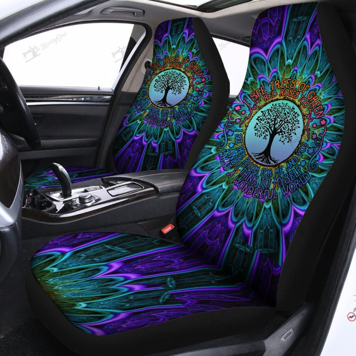 THH0054 I think to my self Car Seat Covers