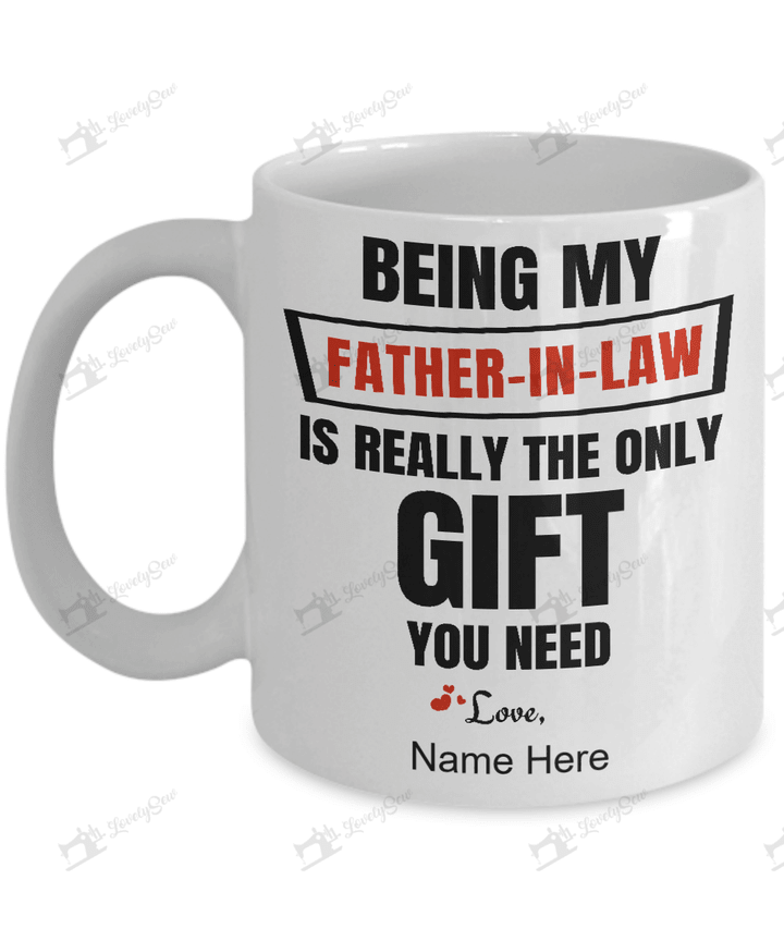 THG0135 Funny Father-In-Law Personalized Mug Father's Day Gift