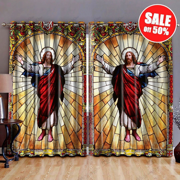 DIEJ019-Jesus Quilt Bed Set & CURTAINS-DIWJ019 Sale 50% OFF
