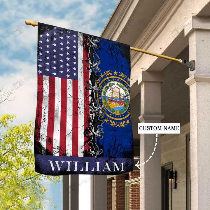 CHF2019 New Hampshire Personalized House Flag