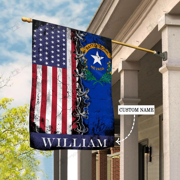 CHF2032 Nevada Personalized House Flag