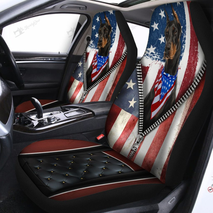 CHH0215 Dobermann Car Seat Covers