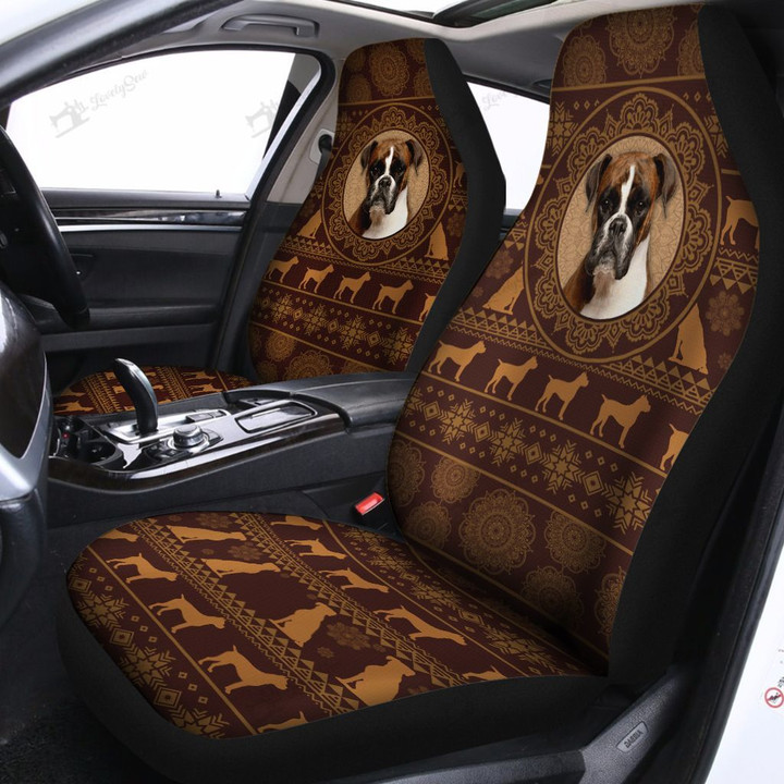 CHH0505 Boxer Dog Car Seat Covers