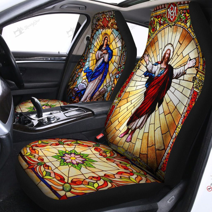CHH0001 Jesus & Maria Car Seat Covers
