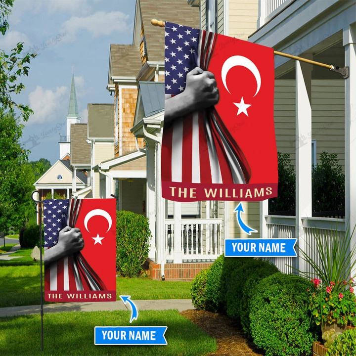THF20070414 Turkey Personalized Flag